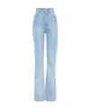 Alaïa Long Miniature Jeans In Blue