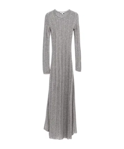 Alaïa Long Sequin Knitted Dress