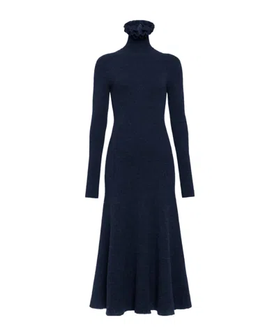 Alaïa Long Sleeve Dress In Black