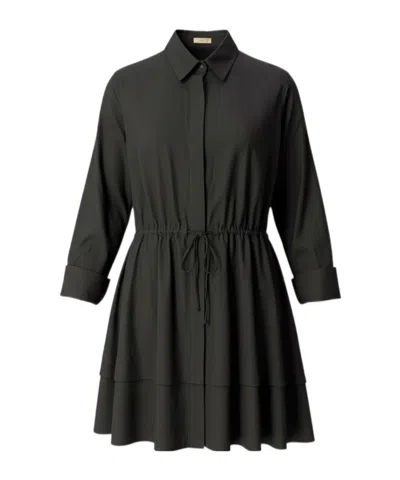 Alaïa Long Sleeve Dress In Black
