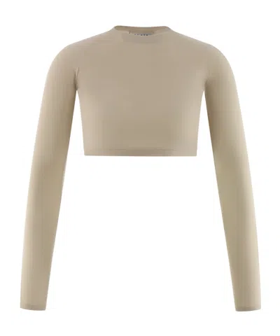 ALAÏA SECOND SKIN CROP TOP
