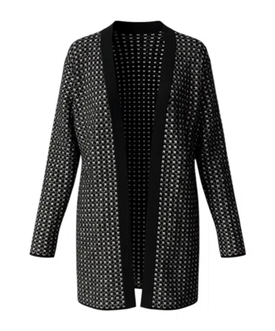 Alaïa Long-sleeved Cardigan In Black
