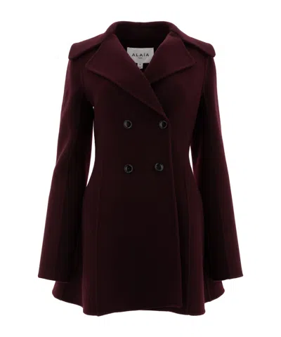 Alaïa Long-sleeved Casual Jacket In Black
