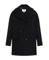 Alaïa Long-sleeved Coat In Black
