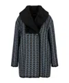Alaïa Long-sleeved Coat In Multi