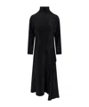 Alaïa Long-sleeved Dress In Black