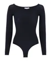 Alaïa Long-sleeved Jumpsuit In Black