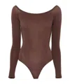 Alaïa Long-sleeved Jumpsuit In Red