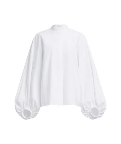 ALAÏA ALAÏA POPLIN BALLOON SHIRT