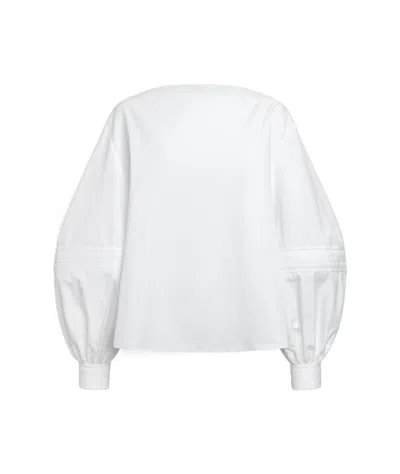 Alaïa Long-sleeved Shirt In White
