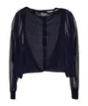 Alaïa Alaia Women Folded Cardigan In Black