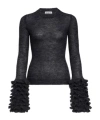 Alaïa Alaia Women Ruffled Sweater In Black