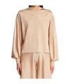 Alaïa Long-sleeved Sweater In Neutral