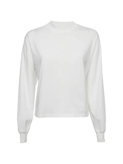 Pre-owned Alaïa Long-sleeve Sweatshirt In White