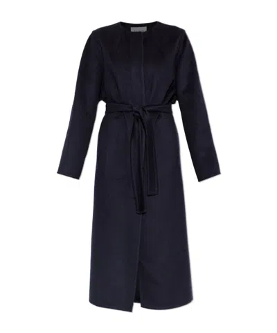 Alaïa Long-sleeved Coat In Animal Print