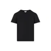 Alaïa Alaia Womens Blanc Noir Round-neck Cotton-jersey T-shirt