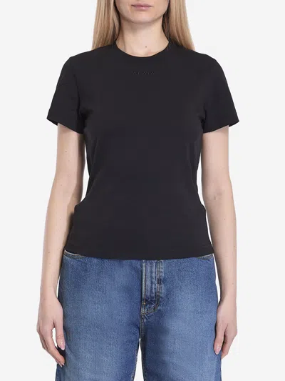 Alaïa Lopgo Tshirt In Black