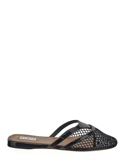 ALAÏA LOW FLIP FLOP SANDALS