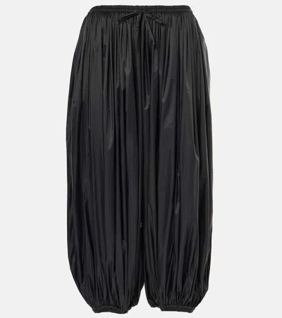 Alaïa Low-rise Balloon Pants In Noir