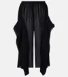 Alaïa Low-rise Georgette Wide-leg Pants
