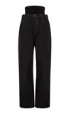 Alaïa Low-rise Straight-leg Jeans In Black