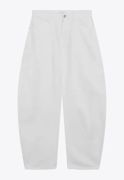 Alaïa Low-rise Rounded Pants In White