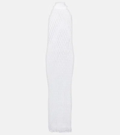 ALAÏA ALAÏA MACRAMÉ MAXI DRESS