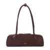 Alaïa Alaia Women Teckel Medium Suede Shoulder Bag In Brown