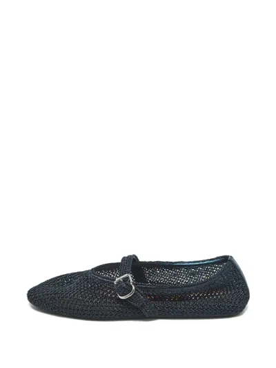 Pre-owned Alaïa Mary Jane Flats In Blue