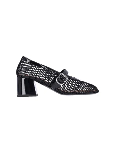Alaïa 55 Patent Leather-trimmed Mesh Pumps In Animal Print