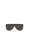 Alaïa Mask-framed Metal Sunglasses In Gray