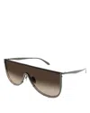 Alaïa Mask Sunglasses, 99mm In Brown