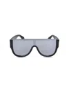 Alaïa 'mask' Sunglasses In Black  