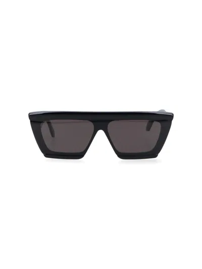 Alaïa Mask Sunglasses In Black