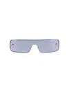 Alaïa Mask Sunglasses In Silver
