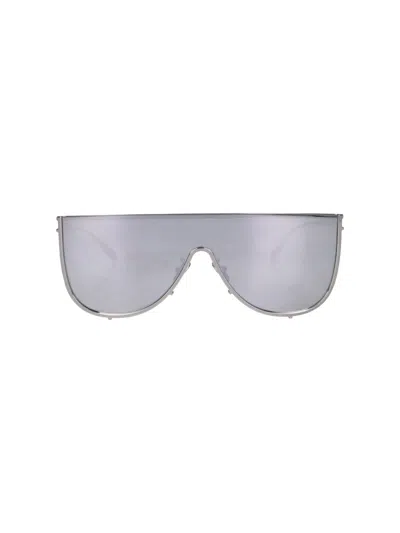 Alaïa Mask Sunglasses In Silver