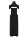 Alaïa Second-skin Knit Cut-out Dress In Black