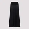 Alaïa Alaia Merino Wool Maxi Skirt In Black
