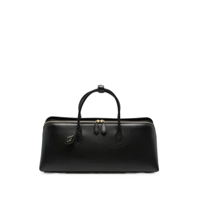 Alaïa Medium Delta Tote Bag In Black