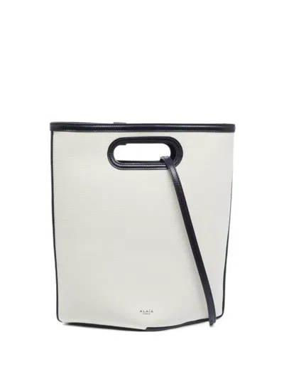 Pre-owned Alaïa Medium Folded Tote Bag In Neutrals