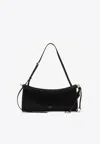 Alaïa Medium Le Click East West Shoulder Bag In Black