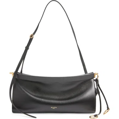 ALAÏA ALAÏA MEDIUM LE CLICK EAST/WEST LEATHER SHOULDER BAG