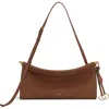 Alaïa Womens Terre D Ombre East West Magnetic-frame Leather Shoulder Bag In Terre Dombre