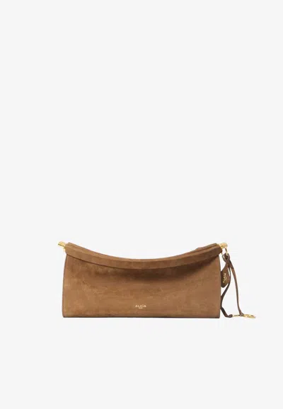 Alaïa Medium Le Click East-west Shoulder Bag In Red