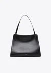 Alaïa Medium Le Click Leather Shoulder Bag In Black