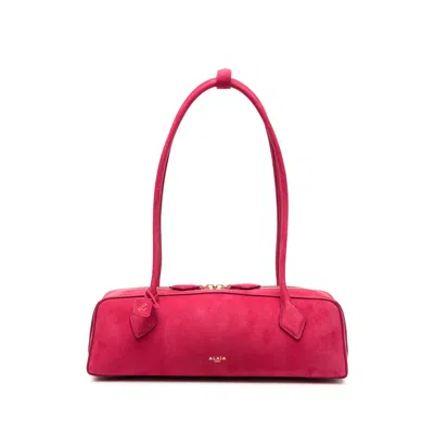 Alaïa Medium Le Teckel Shoulder Bag In Pink