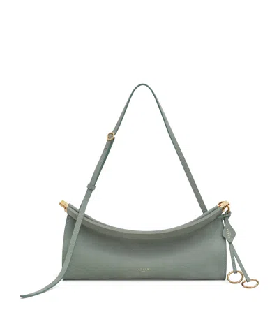 Alaïa Medium Leather Le Click East West Shoulder Bag