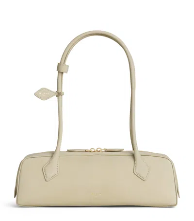 Alaïa Medium Leather Le Teckel Shoulder Bag In Neutral