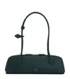 Alaïa Le Teckel Medium Shoulder Bag In Goatskin In Green