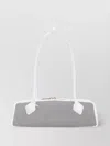 Alaïa Womens Blanc Optique Le Teckel Fishnet Medium Leather Shoulder Bag